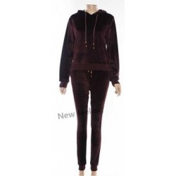 Velvet track suits